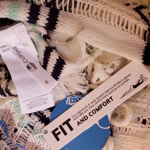 Cupshe Blanca Boho Tassel V-Neck Cover Up - Picture 4 of 5